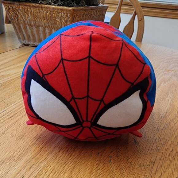 Disney Tsum Tsum Marvel Spiderman Fat Plushie Stuffed Animal Toy - Picture 2 of 12